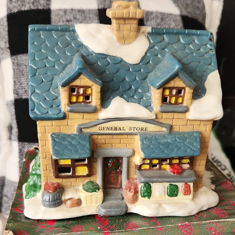 Vintage‎ Frank's Winter Tyme Village General Store